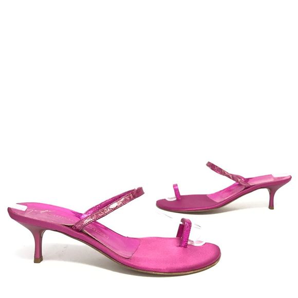Giuseppe Zanotti Shoes - ♠️ Giuseppe Zanotti Satin & Leather Sandals 37.5